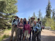 group at Grizzly Peak TH parking lot